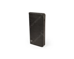 Tok álló card holder mágneses Samsung SM-A730 Galaxy A8 Plus (2018) bőr (FLIP, oldalra nyíló, asztali tartó funkció) fekete  